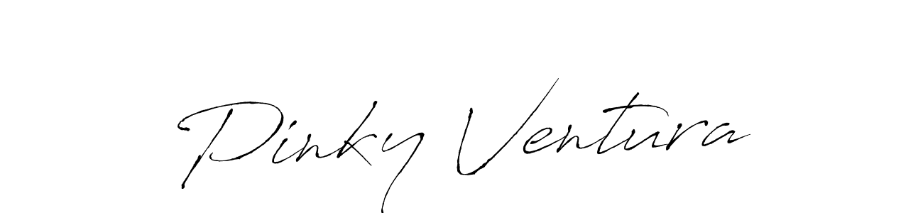 How to make Pinky Ventura name signature. Use Antro_Vectra style for creating short signs online. This is the latest handwritten sign. Pinky Ventura signature style 6 images and pictures png