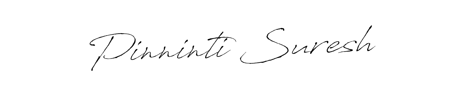 Design your own signature with our free online signature maker. With this signature software, you can create a handwritten (Antro_Vectra) signature for name Pinninti Suresh. Pinninti Suresh signature style 6 images and pictures png