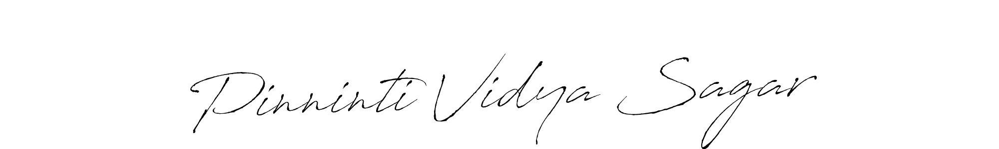 The best way (Antro_Vectra) to make a short signature is to pick only two or three words in your name. The name Pinninti Vidya Sagar include a total of six letters. For converting this name. Pinninti Vidya Sagar signature style 6 images and pictures png