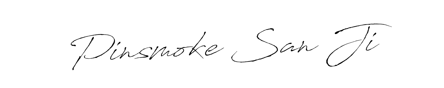 Similarly Antro_Vectra is the best handwritten signature design. Signature creator online .You can use it as an online autograph creator for name Pinsmoke San Ji. Pinsmoke San Ji signature style 6 images and pictures png