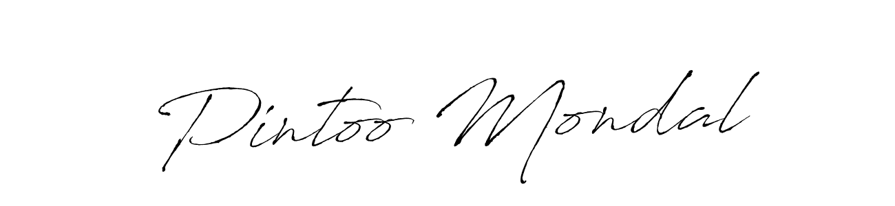 Antro_Vectra is a professional signature style that is perfect for those who want to add a touch of class to their signature. It is also a great choice for those who want to make their signature more unique. Get Pintoo Mondal name to fancy signature for free. Pintoo Mondal signature style 6 images and pictures png