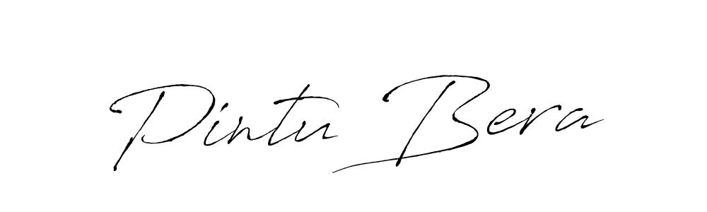 You should practise on your own different ways (Antro_Vectra) to write your name (Pintu Bera) in signature. don't let someone else do it for you. Pintu Bera signature style 6 images and pictures png