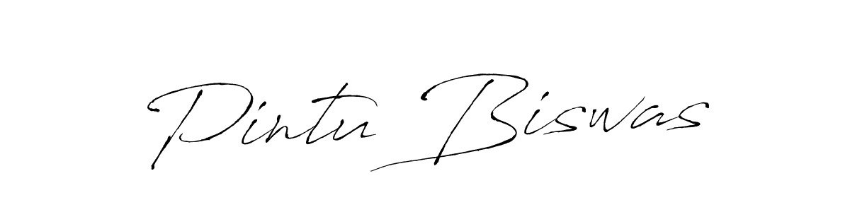 Design your own signature with our free online signature maker. With this signature software, you can create a handwritten (Antro_Vectra) signature for name Pintu Biswas. Pintu Biswas signature style 6 images and pictures png