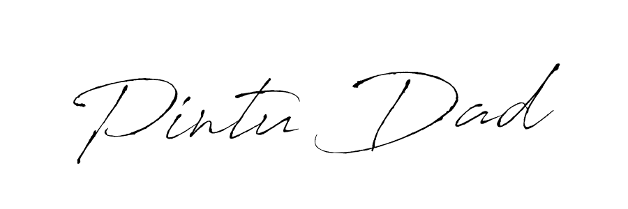 Make a beautiful signature design for name Pintu Dad. Use this online signature maker to create a handwritten signature for free. Pintu Dad signature style 6 images and pictures png