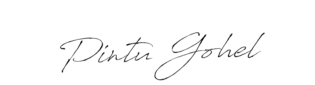 Also You can easily find your signature by using the search form. We will create Pintu Gohel name handwritten signature images for you free of cost using Antro_Vectra sign style. Pintu Gohel signature style 6 images and pictures png