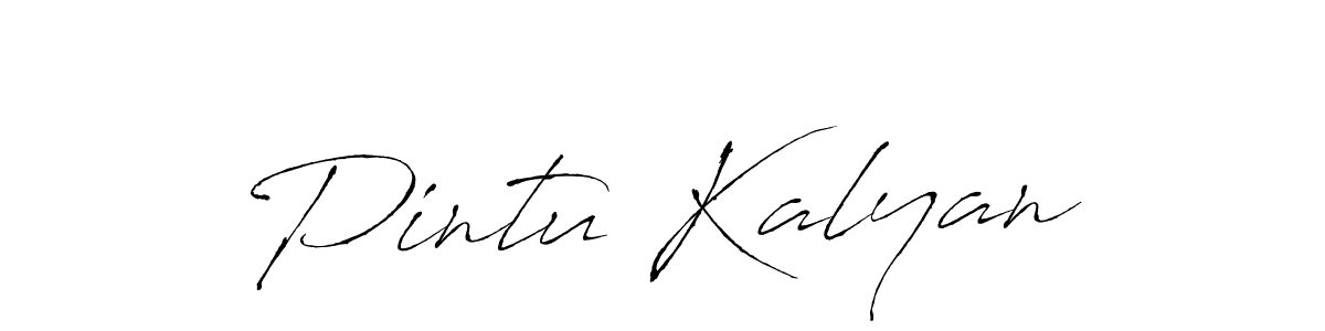 How to make Pintu Kalyan signature? Antro_Vectra is a professional autograph style. Create handwritten signature for Pintu Kalyan name. Pintu Kalyan signature style 6 images and pictures png