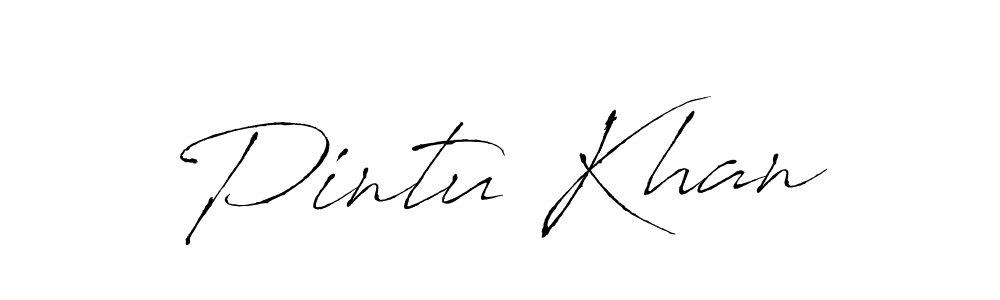 It looks lik you need a new signature style for name Pintu Khan. Design unique handwritten (Antro_Vectra) signature with our free signature maker in just a few clicks. Pintu Khan signature style 6 images and pictures png