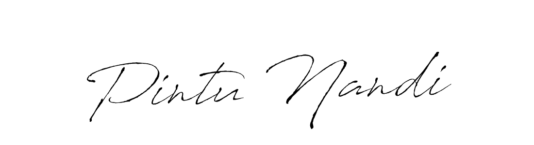 Use a signature maker to create a handwritten signature online. With this signature software, you can design (Antro_Vectra) your own signature for name Pintu Nandi. Pintu Nandi signature style 6 images and pictures png