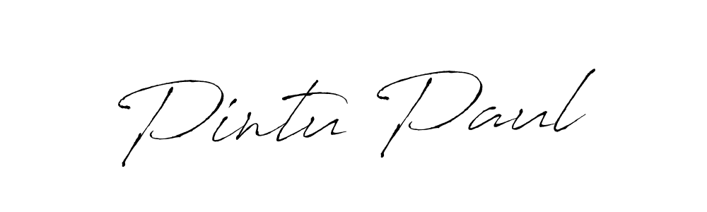 Also You can easily find your signature by using the search form. We will create Pintu Paul name handwritten signature images for you free of cost using Antro_Vectra sign style. Pintu Paul signature style 6 images and pictures png