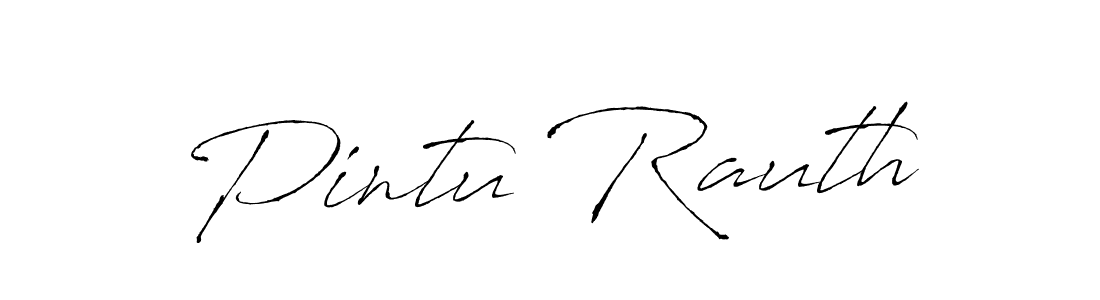 Use a signature maker to create a handwritten signature online. With this signature software, you can design (Antro_Vectra) your own signature for name Pintu Rauth. Pintu Rauth signature style 6 images and pictures png