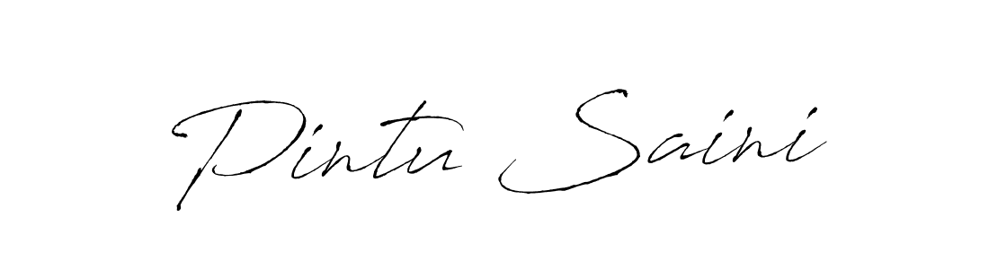 Make a beautiful signature design for name Pintu Saini. Use this online signature maker to create a handwritten signature for free. Pintu Saini signature style 6 images and pictures png