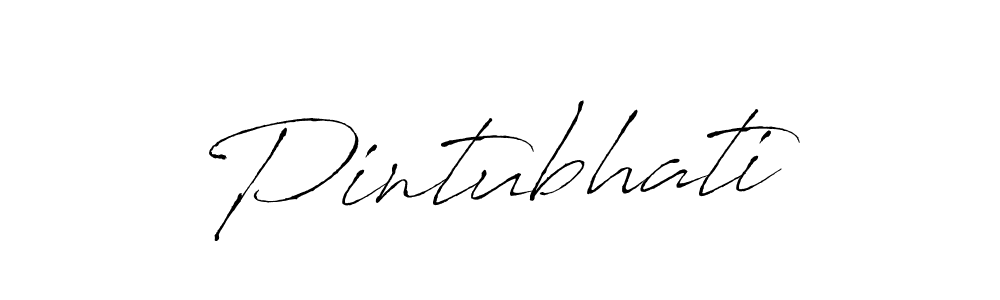 Use a signature maker to create a handwritten signature online. With this signature software, you can design (Antro_Vectra) your own signature for name Pintubhati. Pintubhati signature style 6 images and pictures png