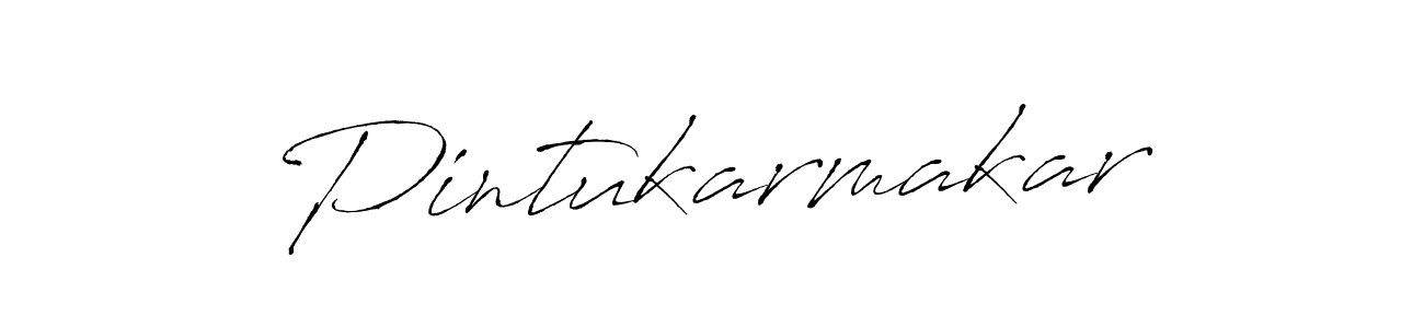 You should practise on your own different ways (Antro_Vectra) to write your name (Pintukarmakar) in signature. don't let someone else do it for you. Pintukarmakar signature style 6 images and pictures png