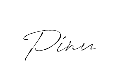 Design your own signature with our free online signature maker. With this signature software, you can create a handwritten (Antro_Vectra) signature for name Pinu . Pinu  signature style 6 images and pictures png
