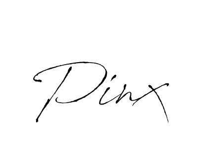 Antro_Vectra is a professional signature style that is perfect for those who want to add a touch of class to their signature. It is also a great choice for those who want to make their signature more unique. Get Pinx name to fancy signature for free. Pinx signature style 6 images and pictures png