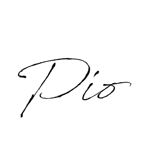 You should practise on your own different ways (Antro_Vectra) to write your name (Pio) in signature. don't let someone else do it for you. Pio signature style 6 images and pictures png