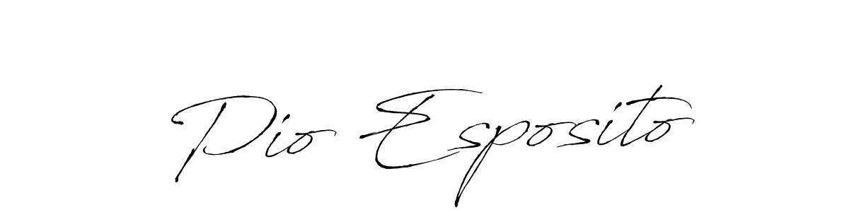 You should practise on your own different ways (Antro_Vectra) to write your name (Pio Esposito) in signature. don't let someone else do it for you. Pio Esposito signature style 6 images and pictures png
