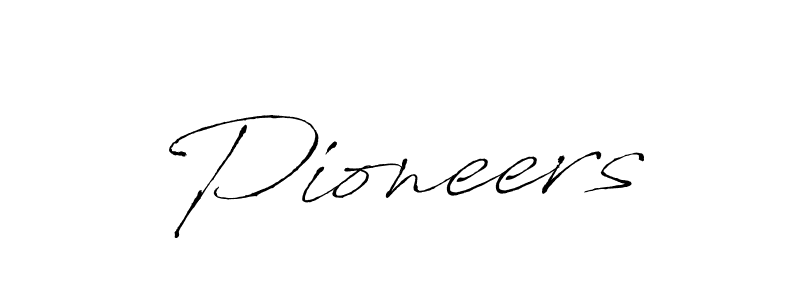 Pioneers stylish signature style. Best Handwritten Sign (Antro_Vectra) for my name. Handwritten Signature Collection Ideas for my name Pioneers. Pioneers signature style 6 images and pictures png