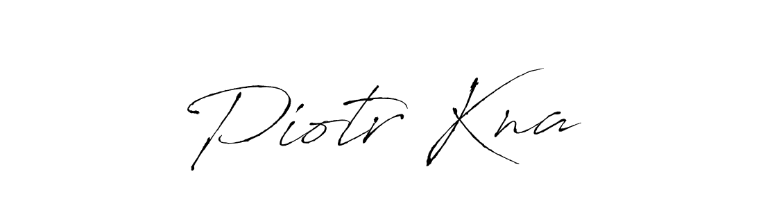 Piotr Knaś stylish signature style. Best Handwritten Sign (Antro_Vectra) for my name. Handwritten Signature Collection Ideas for my name Piotr Knaś. Piotr Knaś signature style 6 images and pictures png