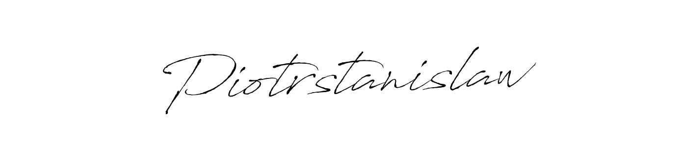 How to make Piotrstanislaw name signature. Use Antro_Vectra style for creating short signs online. This is the latest handwritten sign. Piotrstanislaw signature style 6 images and pictures png