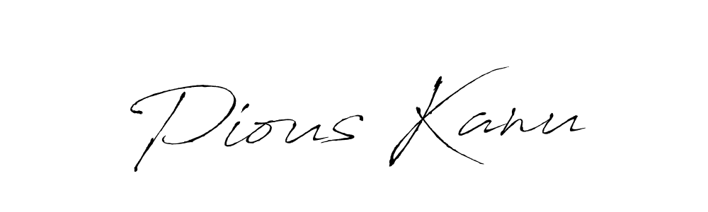 Design your own signature with our free online signature maker. With this signature software, you can create a handwritten (Antro_Vectra) signature for name Pious Kanu. Pious Kanu signature style 6 images and pictures png