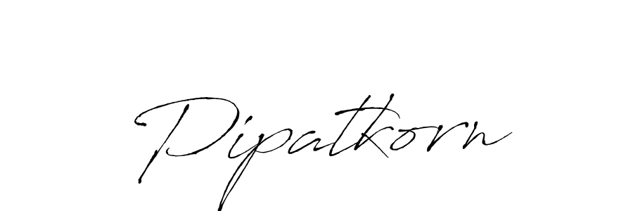 Make a beautiful signature design for name Pipatkorn. With this signature (Antro_Vectra) style, you can create a handwritten signature for free. Pipatkorn signature style 6 images and pictures png