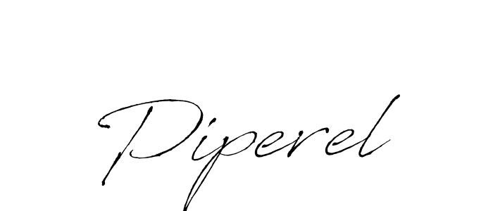 Piperel stylish signature style. Best Handwritten Sign (Antro_Vectra) for my name. Handwritten Signature Collection Ideas for my name Piperel. Piperel signature style 6 images and pictures png