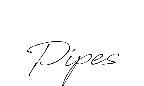 How to make Pipes signature? Antro_Vectra is a professional autograph style. Create handwritten signature for Pipes name. Pipes signature style 6 images and pictures png