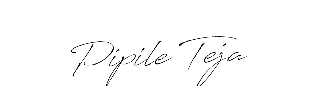 Antro_Vectra is a professional signature style that is perfect for those who want to add a touch of class to their signature. It is also a great choice for those who want to make their signature more unique. Get Pipile Teja name to fancy signature for free. Pipile Teja signature style 6 images and pictures png