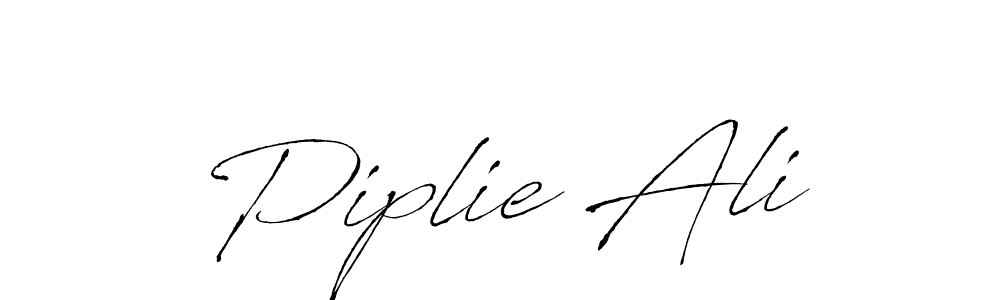 Antro_Vectra is a professional signature style that is perfect for those who want to add a touch of class to their signature. It is also a great choice for those who want to make their signature more unique. Get Piplie Ali name to fancy signature for free. Piplie Ali signature style 6 images and pictures png