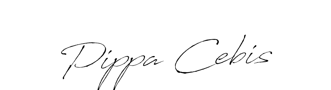 Design your own signature with our free online signature maker. With this signature software, you can create a handwritten (Antro_Vectra) signature for name Pippa Cebis. Pippa Cebis signature style 6 images and pictures png