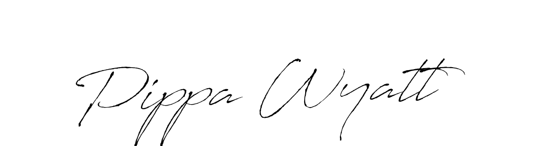 How to make Pippa Wyatt signature? Antro_Vectra is a professional autograph style. Create handwritten signature for Pippa Wyatt name. Pippa Wyatt signature style 6 images and pictures png