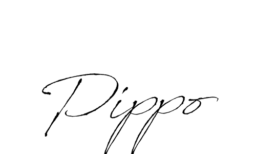 Design your own signature with our free online signature maker. With this signature software, you can create a handwritten (Antro_Vectra) signature for name Pippo. Pippo signature style 6 images and pictures png