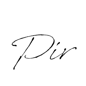 Use a signature maker to create a handwritten signature online. With this signature software, you can design (Antro_Vectra) your own signature for name Pir. Pir signature style 6 images and pictures png