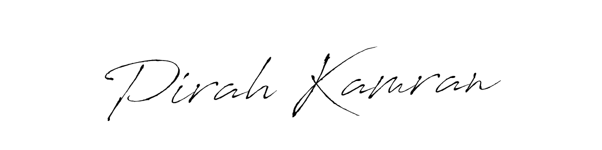 You can use this online signature creator to create a handwritten signature for the name Pirah Kamran. This is the best online autograph maker. Pirah Kamran signature style 6 images and pictures png