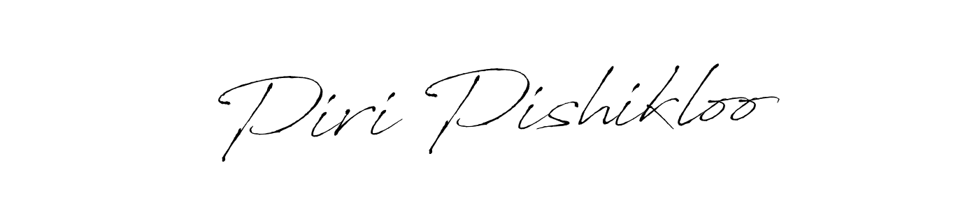 Use a signature maker to create a handwritten signature online. With this signature software, you can design (Antro_Vectra) your own signature for name Piri Pishikloo. Piri Pishikloo signature style 6 images and pictures png