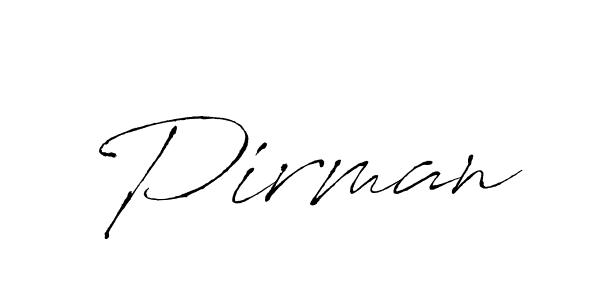 Create a beautiful signature design for name Pirman. With this signature (Antro_Vectra) fonts, you can make a handwritten signature for free. Pirman signature style 6 images and pictures png