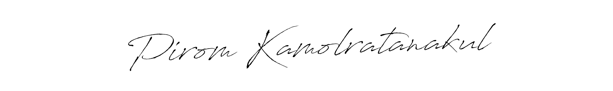 if you are searching for the best signature style for your name Pirom Kamolratanakul. so please give up your signature search. here we have designed multiple signature styles  using Antro_Vectra. Pirom Kamolratanakul signature style 6 images and pictures png