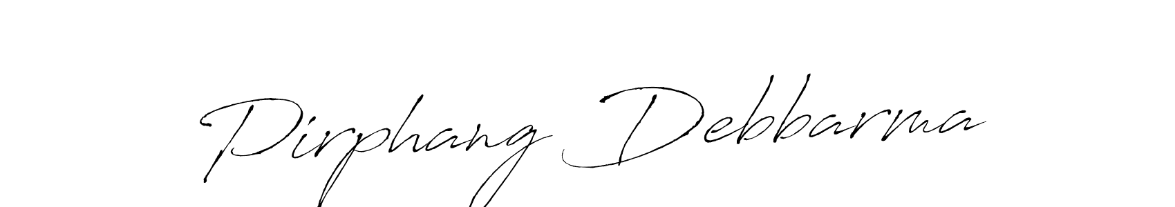 How to make Pirphang Debbarma signature? Antro_Vectra is a professional autograph style. Create handwritten signature for Pirphang Debbarma name. Pirphang Debbarma signature style 6 images and pictures png