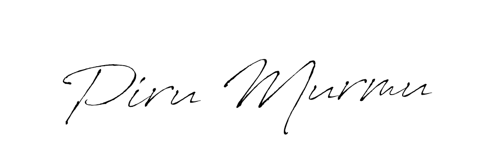 Similarly Antro_Vectra is the best handwritten signature design. Signature creator online .You can use it as an online autograph creator for name Piru Murmu. Piru Murmu signature style 6 images and pictures png