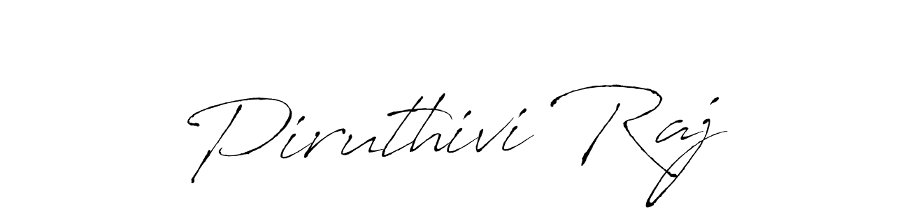 Create a beautiful signature design for name Piruthivi Raj. With this signature (Antro_Vectra) fonts, you can make a handwritten signature for free. Piruthivi Raj signature style 6 images and pictures png