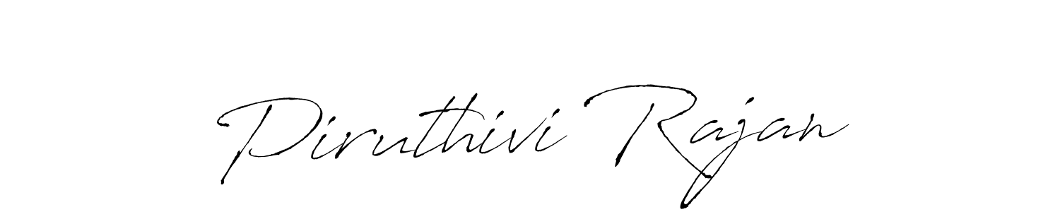 Piruthivi Rajan stylish signature style. Best Handwritten Sign (Antro_Vectra) for my name. Handwritten Signature Collection Ideas for my name Piruthivi Rajan. Piruthivi Rajan signature style 6 images and pictures png