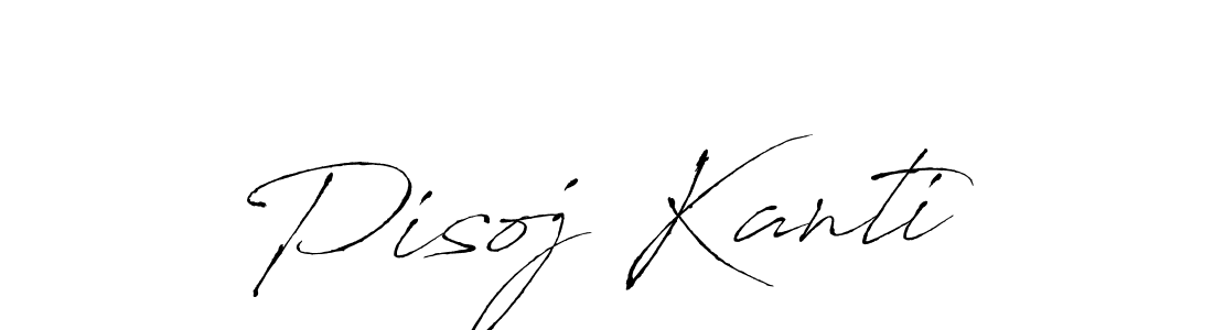 How to make Pisoj Kanti name signature. Use Antro_Vectra style for creating short signs online. This is the latest handwritten sign. Pisoj Kanti signature style 6 images and pictures png