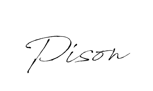 Make a beautiful signature design for name Pison. Use this online signature maker to create a handwritten signature for free. Pison signature style 6 images and pictures png