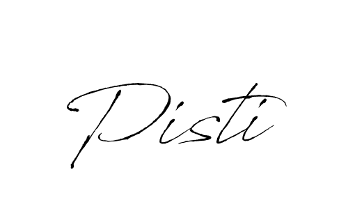 You should practise on your own different ways (Antro_Vectra) to write your name (Pisti) in signature. don't let someone else do it for you. Pisti signature style 6 images and pictures png