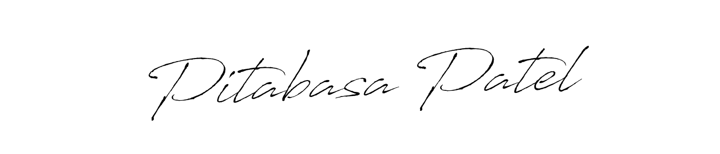 Design your own signature with our free online signature maker. With this signature software, you can create a handwritten (Antro_Vectra) signature for name Pitabasa Patel. Pitabasa Patel signature style 6 images and pictures png