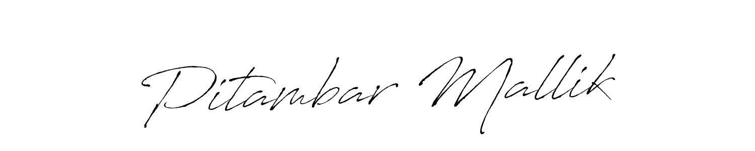 Pitambar Mallik stylish signature style. Best Handwritten Sign (Antro_Vectra) for my name. Handwritten Signature Collection Ideas for my name Pitambar Mallik. Pitambar Mallik signature style 6 images and pictures png