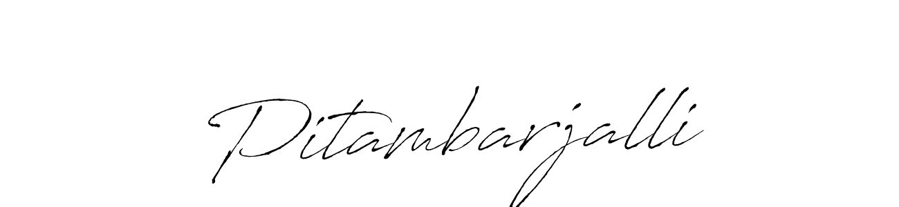 Design your own signature with our free online signature maker. With this signature software, you can create a handwritten (Antro_Vectra) signature for name Pitambarjalli. Pitambarjalli signature style 6 images and pictures png