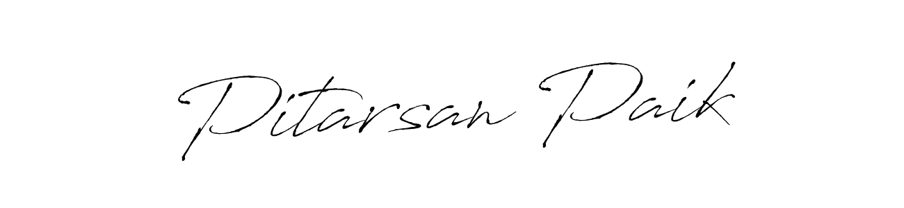 Design your own signature with our free online signature maker. With this signature software, you can create a handwritten (Antro_Vectra) signature for name Pitarsan Paik. Pitarsan Paik signature style 6 images and pictures png