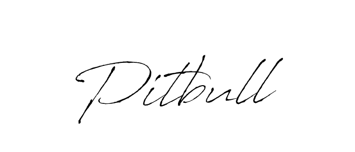 Make a beautiful signature design for name Pitbull. With this signature (Antro_Vectra) style, you can create a handwritten signature for free. Pitbull signature style 6 images and pictures png